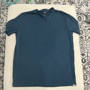 Stylish Teal V-Neck Men's Tee